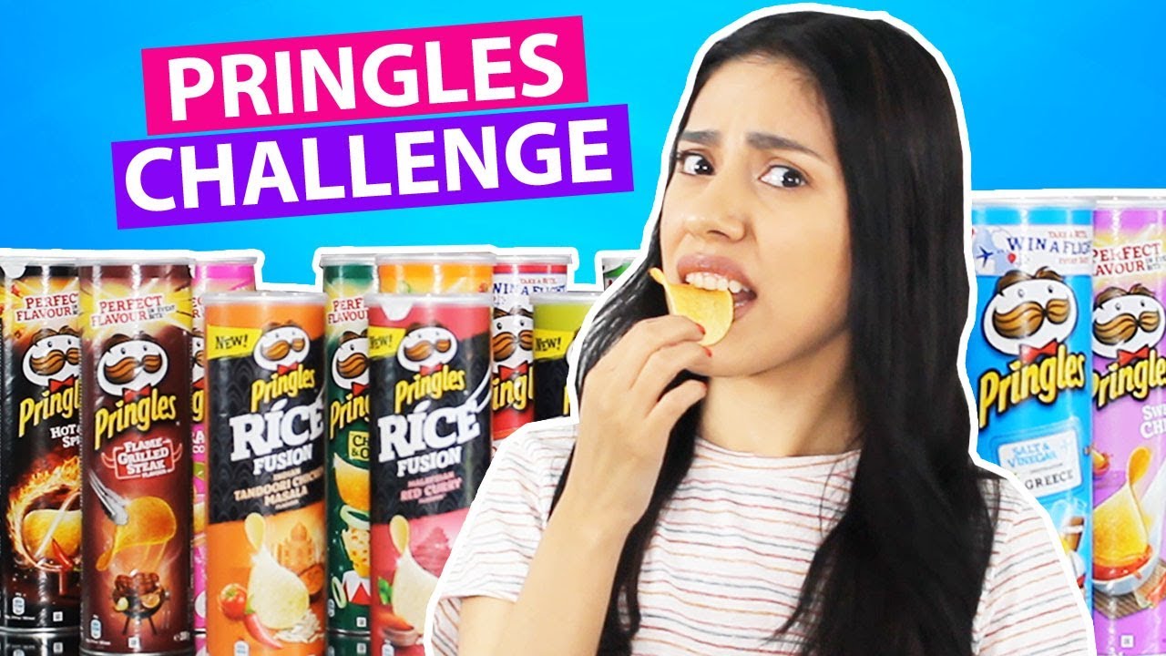 PRINGLES CHALLENGE Guess the Potato Chip Flavor! YouTube