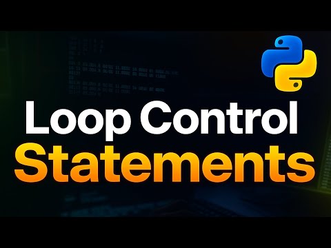 Day :- 11 | Loop Control Statements (break, continue, pass)