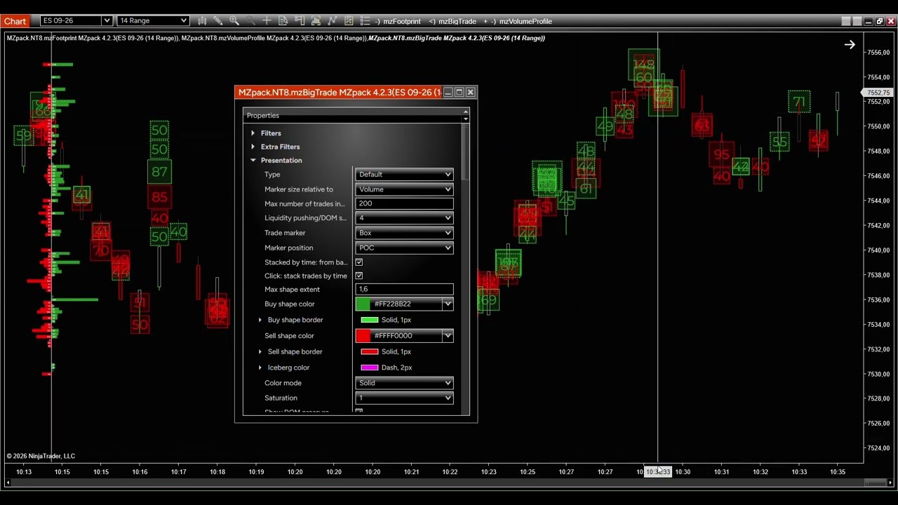 MZpack: Marker Position & Click-to-Stack Trades by Time