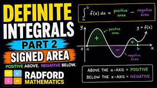 Definite Integrals as Signed Area | Full Lesson | IB Maths AA SL/HL