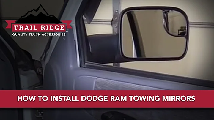 Trail Ridge Dodge Ram Towing Mirror Installation Instructions   TRMRP00015
