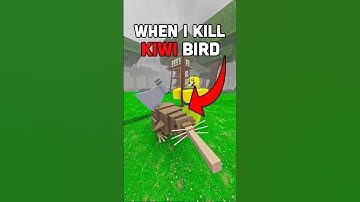 When i kill kiwi bird 😂 Roblox 99 night in the forsert #roblox #robloxanimation #99nightintheforest