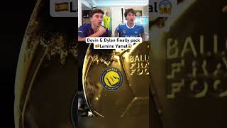 Devin & Dylan finally pack 🇪🇸Lamine Yamal😱