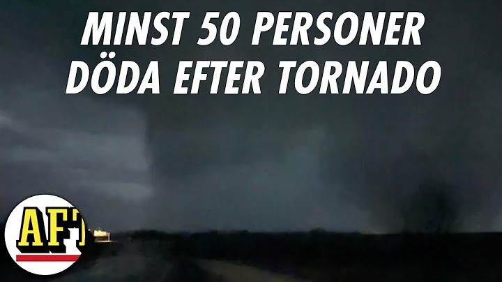 Minst 50 personer döda efter Tornado i USA