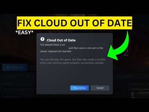 How To Fix Steam Cloud Out Of Date in Dota 2(EASY)