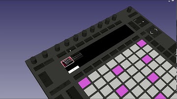 My push2 qml/c++ project (simulation mode in freecad)
