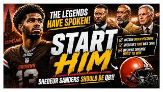 NFL Legends Demand Shedeur Sanders Be the Browns' Starting QB