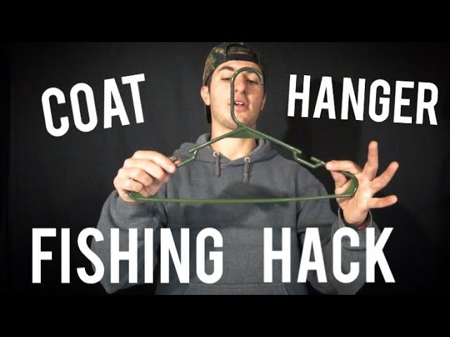 Coat Hanger Fishing Hack! 