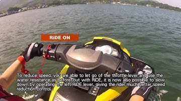 YAMAHA WaveRunner New feature "RiDE" : How to operate