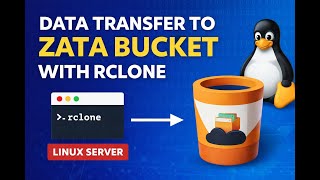Transfer data to a Zata Object Storage bucket using Rclone on a Linux server