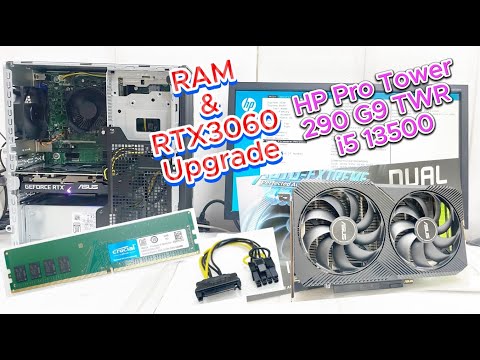 HP Pro Tower 290 G9 i5 13500 GPU RAM Upgrade | PC 290 G9 With RTX3060 | HP Pro 290 G9 Desktop PC
