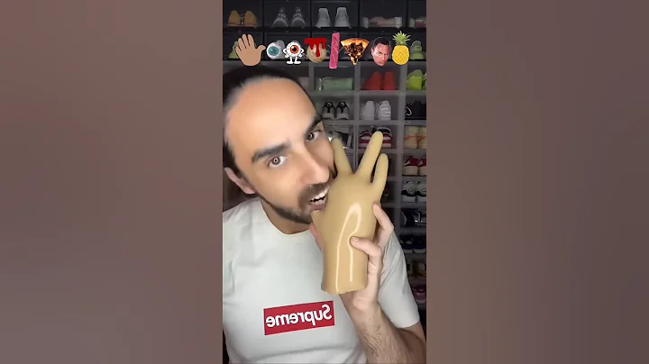 Food ASMR Eating a Gummy Hand and other snacks