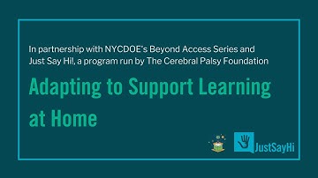 JSH Educational Webinar 6: Supporting Learning at Home