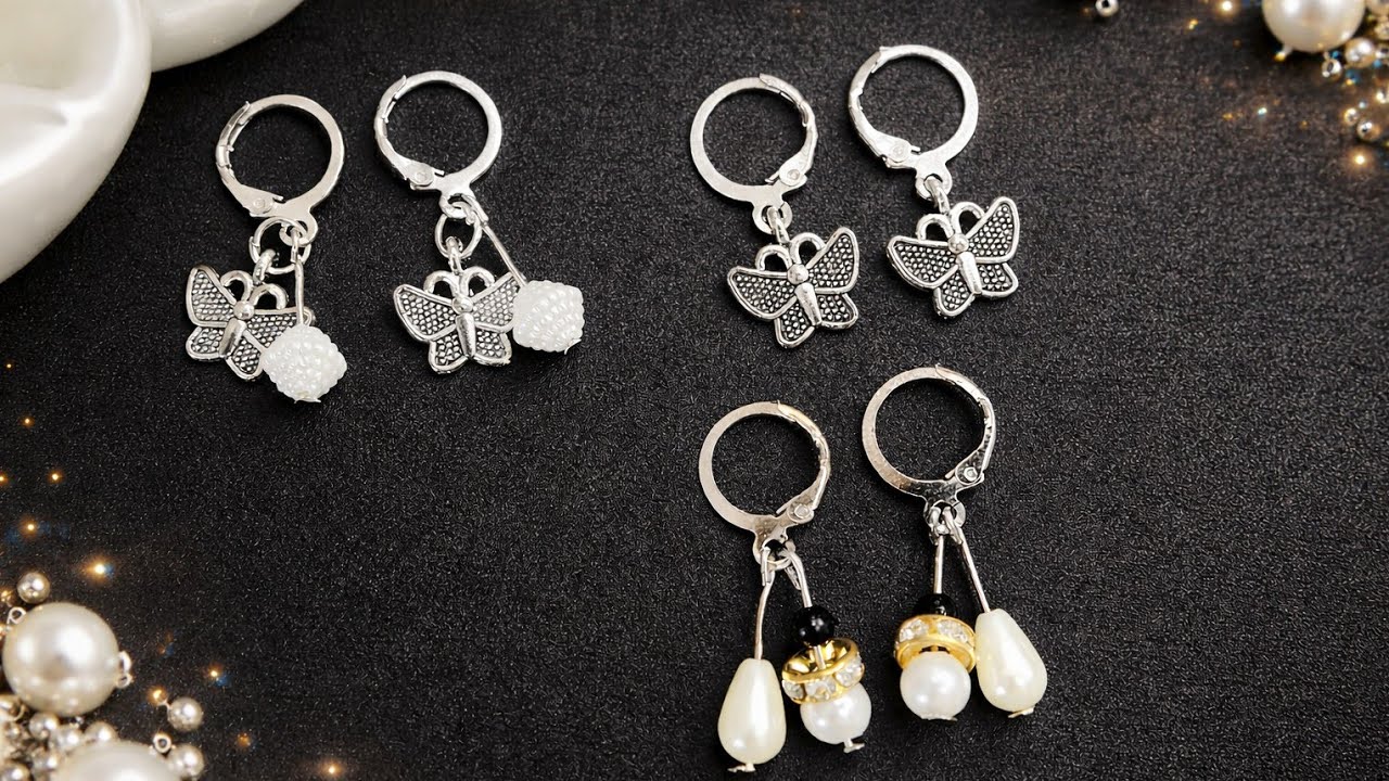 3 Diy / Amazing Handmade Earrings / How to make beautiful Earrings 