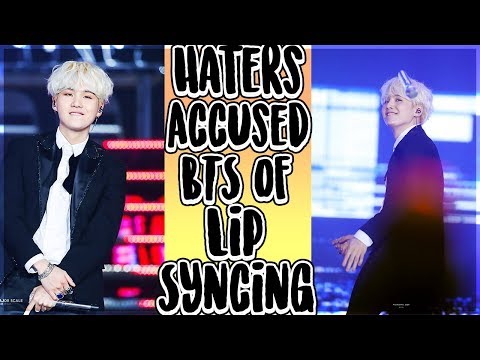 BTS (방탄소년단 ) Suga stopped rapping to prove he don’t lipsync