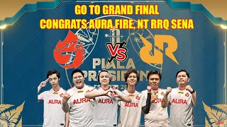 Pertandingan yang sangat seru || RRQ Sena vs AURA Fire Match 2 || Piala Presiden Esports 2021