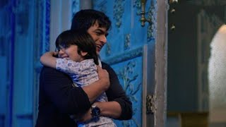 Kartik meets Kairav..😍..Kairav says to Kartik👉(Aap world ke best PAPA ho)..#yrkkh
