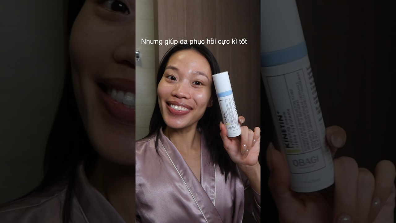 Khả năng phục hồi da của kem dưỡng Kinetin cực mạnh 