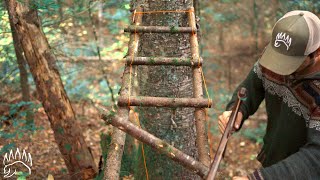 How To Build a Bushcraft Ladder (In 3.5 Minutes)