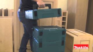 de jouwe Het kantoor jacht Makita Interlocking Modular Tool Cases - YouTube