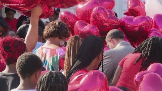 Community vigil held for 10yearold killed  in Portsmouth