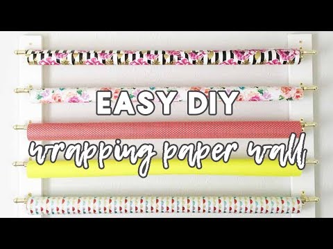 DIY  Wrapping Paper Framed Wall Art  Blush  Letters co