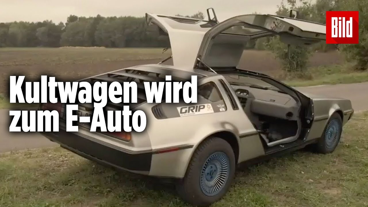 „Zurück in die Zukunft“-Auto Delorean fährt mit Strom statt Benzin