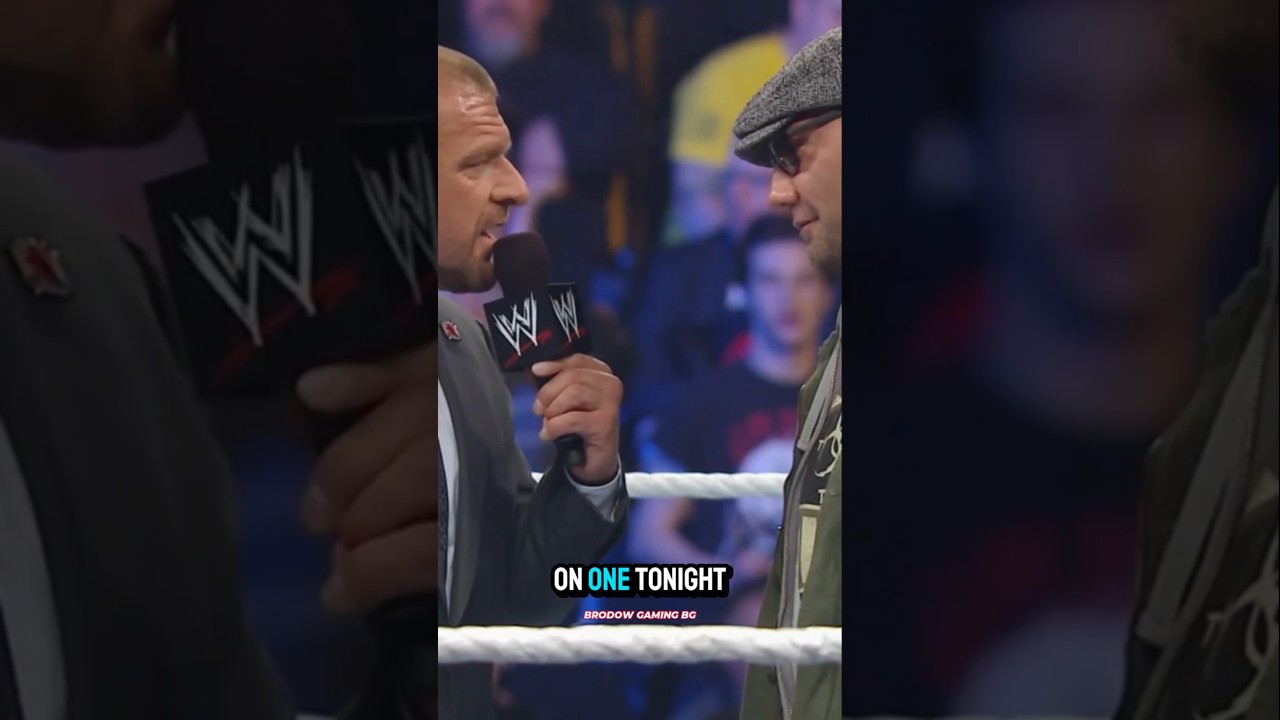 Batista's making it personal with Triple H 