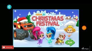 Nick Jr Christmas Festival gameplay With Bubble Guppies Ready Set Solve It