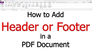 How to Add Header and Footer to PDF File using Foxit PhantomPDF