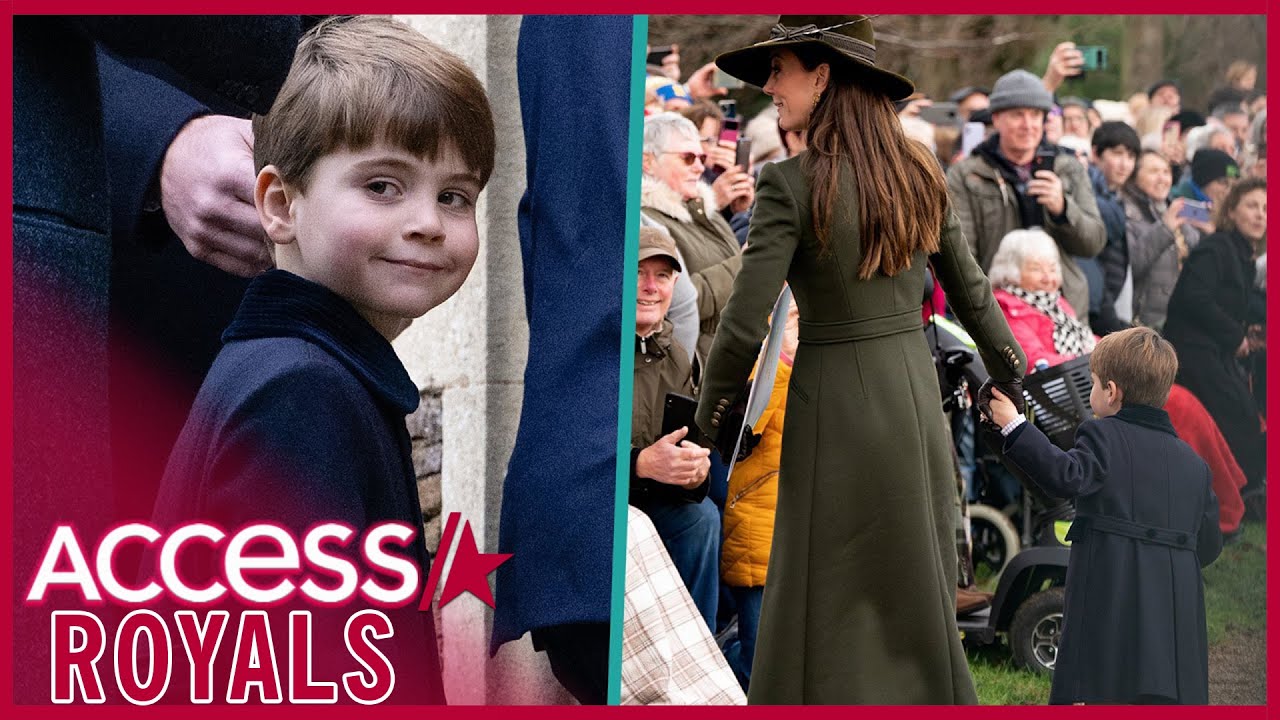 Prince Louis Steals Spotlight At Christmas Day Service Alongside Mom Kate Middleton