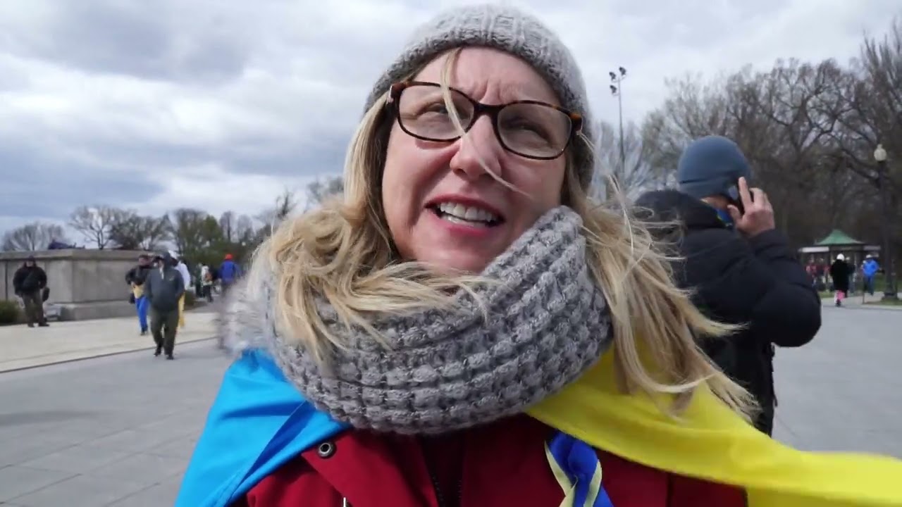 Pro-Ukraine rally in Washington DC (March 27, 2022).