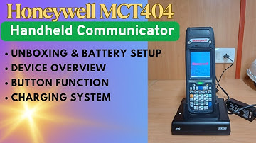 Honeywell MCT404 Overview & settings #mct404 #hart #handheldcommunicator #instrumentation #video