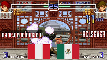 FT10 @kf2k2pls: nane.orochimaru (PE) vs ACLSEVER (MX) [KOF 2002 Plus kf2k2 Fightcade] Mar 26