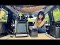 ジムニーにポータブルクーラーを設置!車内がどれくらい冷えるのか実験してみた【EcoFlow Wave】