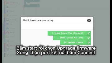 Hướng dẫn cập nhật firmware cho G-Robot