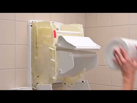 CWS PureLine Dry Handtuchrollenwechsel / CWS PureLine Dry Cotton Roll Exchange