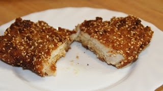 ХРУСТЯЩАЯ КУРОЧКА С КУНЖУТОМ ХРУСТЯЩАЯ КУРОЧКА С КУНЖУТОМ
