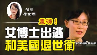 【第78期】重磅！一個才華出眾的港大女博士后研究員出逃，帶來重要信息。| 薇羽看世間 20200710