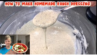 How To Make Homemade Ranch Dressing From Scratch Staples