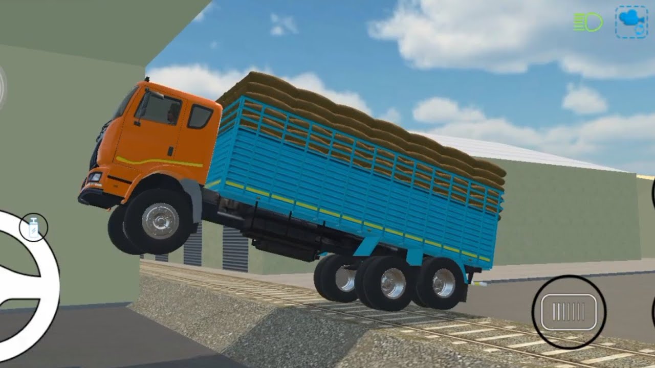 Heavy Indian Truck Driving on Narrow Roads | Realistic Simulator Gameplay