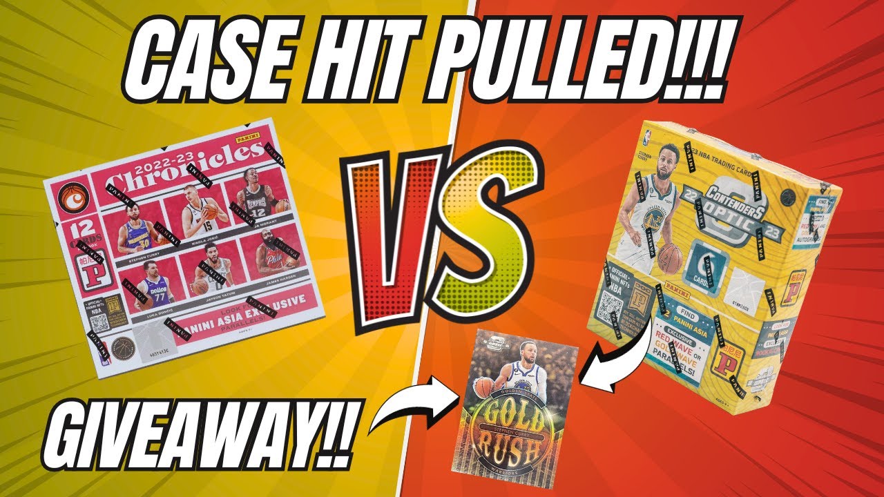 🔥CASE HIT PULLED🔥 AND GIVING IT TO YOU!? Opening up 202223 Panini Optic & Chronicles Asia YouTube