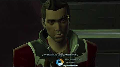 Theron takes a jab at the Smuggler SWTOR Shadows of Revan