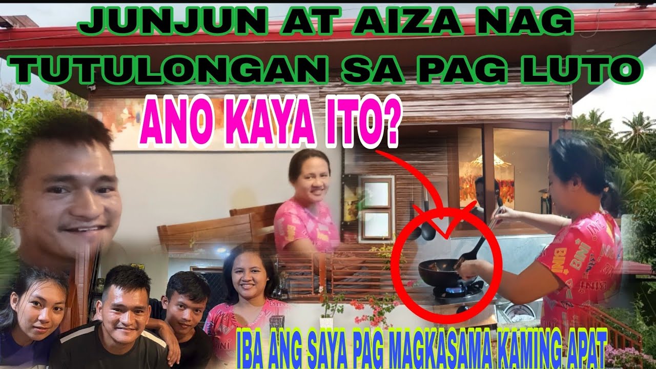 JUNJUN AT AIZA NAG TUTULONGAN SA PAG LUTO#pbteamdavao #pugongbyahero #hilights 