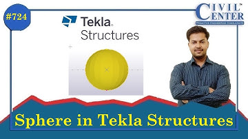 How to Create Sphere in Tekla Structures  || Tekla Structures Tutorial