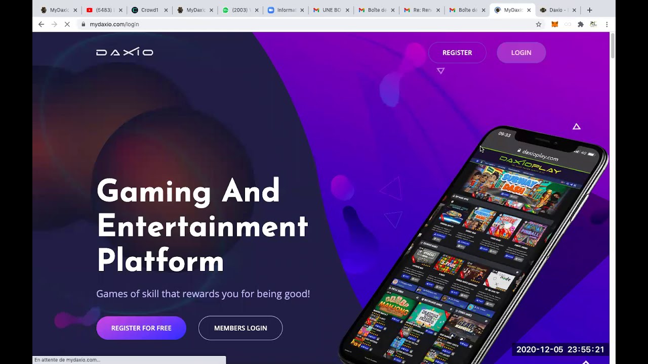 MYDAXIO :  SOLUTION POUR CEUX QUI N'ARRIVENT PAS À UTILISER LE LIEN DE LEUR SPONSOR