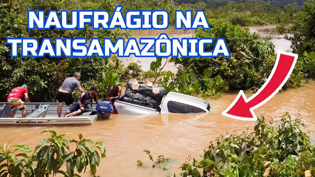 CAMINHONETE NAUFRAGOU EM TRAVESSIA DO RIO URUARÁ