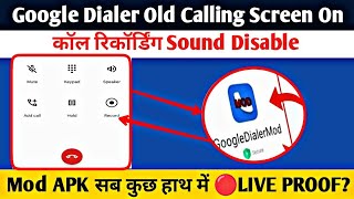 Google Dialer old calling screen on kaise kare! Google Dialer New Calling screen off kaise kare? screenshot 5