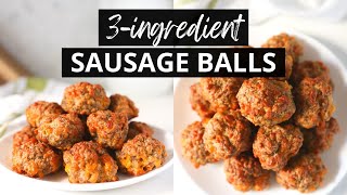 3-Ingredient Sausage Balls! The Perfect Party Food!