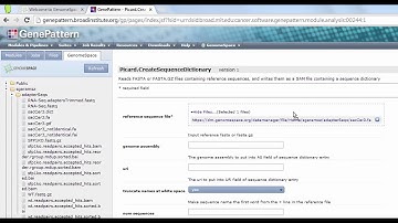 Processing the reference genome using Picard.CreateSequenceDictionary and SAMtools.FastaIndex